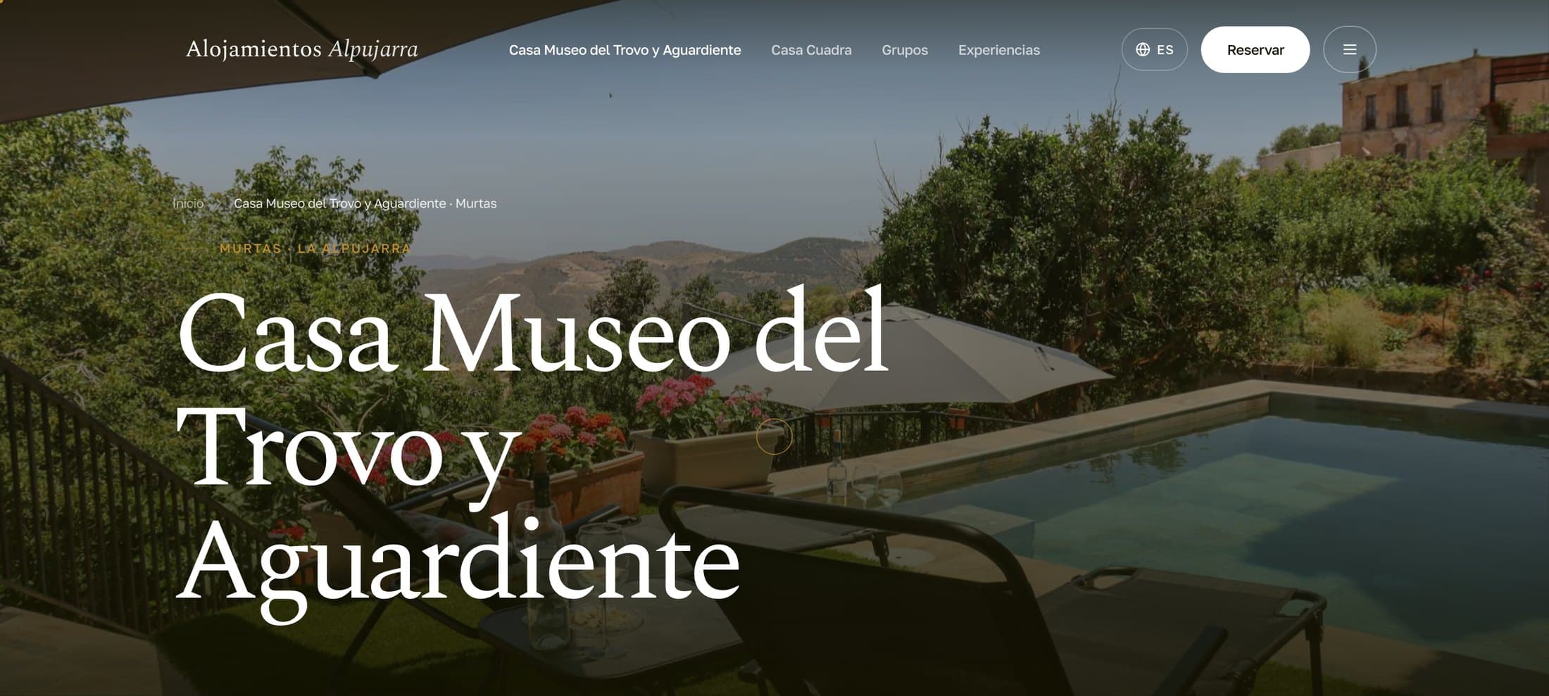 Portada de la Casa Museo del Trovo y Aguardiente en alojamientosalpujarra.es