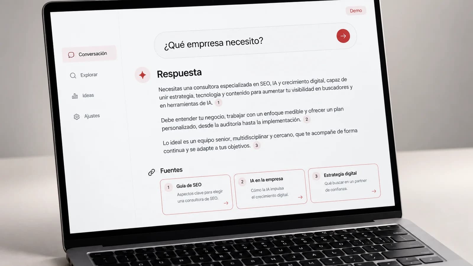 Preguntas concretas de selección de proveedor
